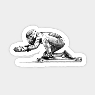 Londboard skater Sticker